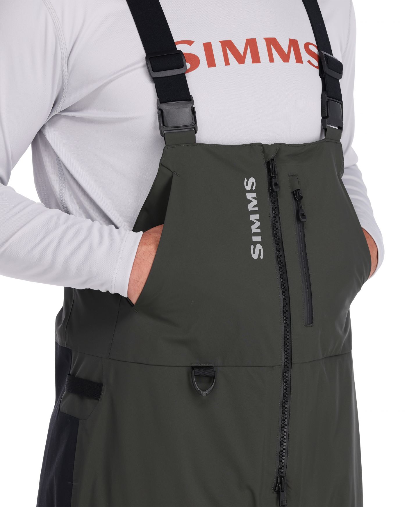 Simms 43961 Men's XL/TG Fishing Jacket & StormSkin Blackfish BF10855 Bib  Pants